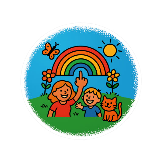 Vaivorykštė Lipdukas